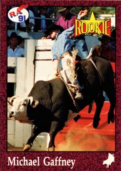 1991 Rodeo America Set B #15 Michael Gaffney Front